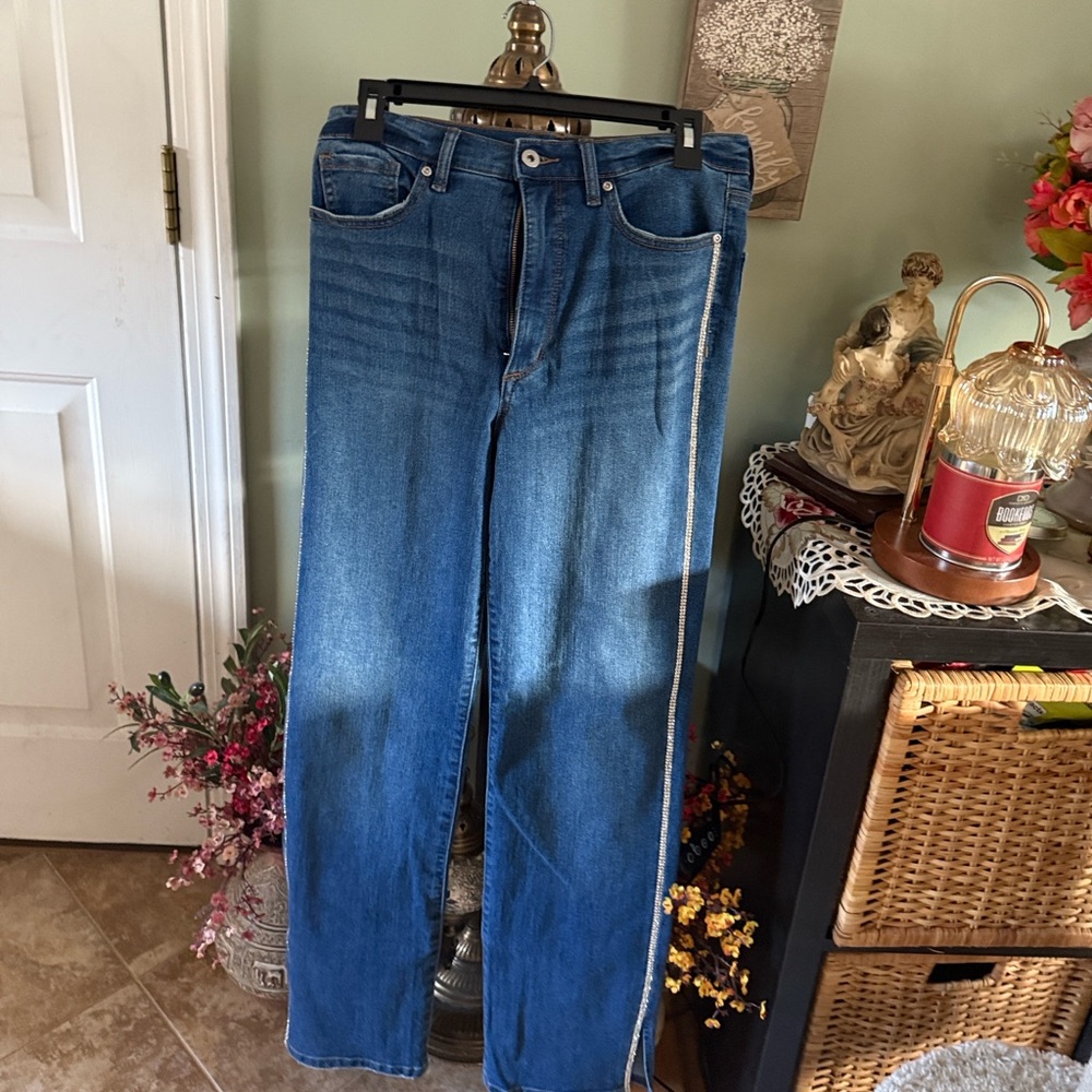 Classic Blue Straight Leg Jeans